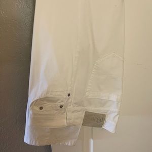 White Mens Pants -Gardeur